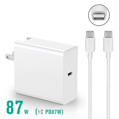 61W 87W Ładowarka USB C PD Zasilacz do laptopa