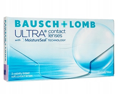 Soczewki kontaktowe Ultra Bausch & lomb BC 8,5 3 szt -1,00