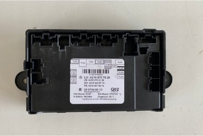 MÓDULO UNIDAD DE CONTROL DE PUERTA MERCEDES CL W216 2168707826  