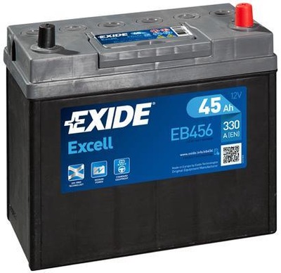 АКУМУЛЯТОР EXIDE EXCELL 12V 45AH 330A(EN) R+