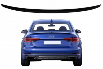 Спойлер задний audi a4 s4 b9 sedan чёрный блеск фото №1