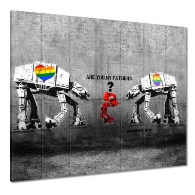 Obrazy 210x195 Are you my fathers Banksy