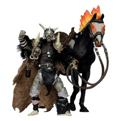 Spawn Action Figure Bloodaxe with Horse (Spawn: The Dark Ages) (McFarlane T