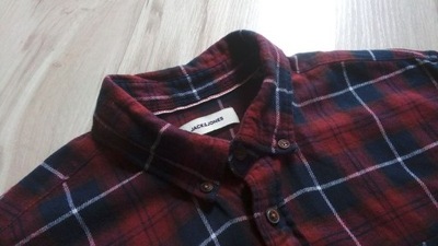 JACK & JONES świetna FLANELOWA KOSZULA męska M 39 40