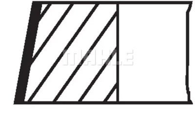 КОЛЬЦА ПОРШНЕВЫЕ AUDI MAH03319N0