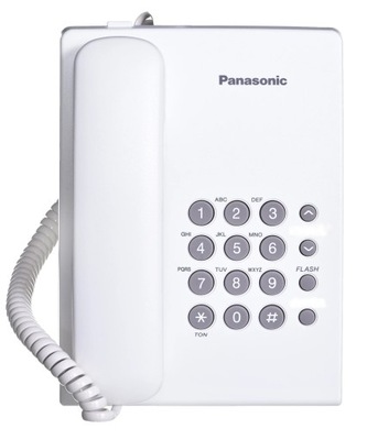 Telefon Panasonic KX-TS500PDW biały