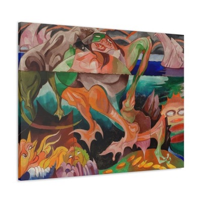 Obraz na płótnie STANISŁAW WITKACY - TOPIELICE reprodukcja 100x70