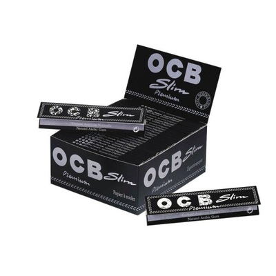 Bibułki OCB Black Premium Slim 32 szt.