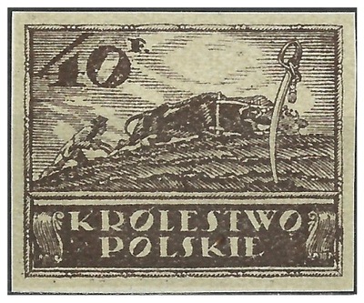 1918 Polska 40 FEN Projekt KRÓLESTWO POLSKIE (*)