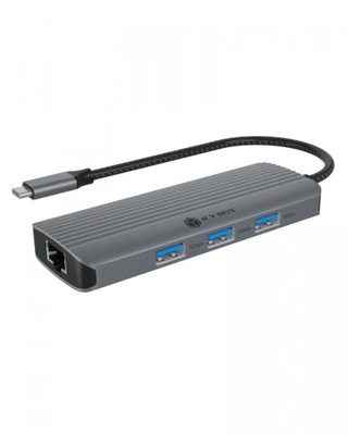 Stacja dokująca IB-DK4034a-CPD 6w1, HDMI,USB,PD