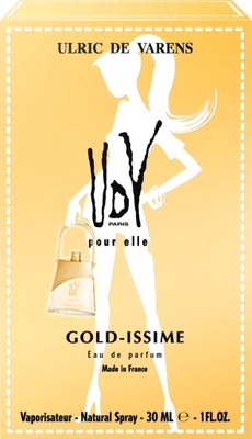 Ulric de Varens GOLD ISSIME EDP 30ml spray