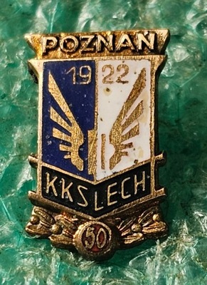 ODZNAKA KKS LECH POZNAŃ 50-LECIE 1922-1972