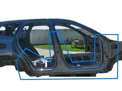 Volvo xc60 ii поріг блок двигуна правий 714-15 фото №1