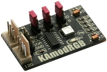 KAmodRGB - moduł programowalnego sterownika LED RGB i RGBA układ PCA9633