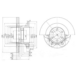 DISCOS DE FRENADO DELPHI BG9722 + REGALO  