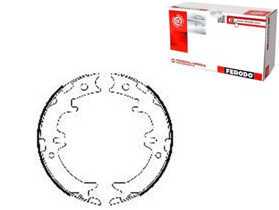 Ferodo fsb674 набор колодка тормозных фото №1