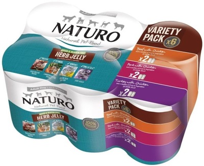 Naturo | GRAIN&GLUTEN FREE Variety Pack 6x390g