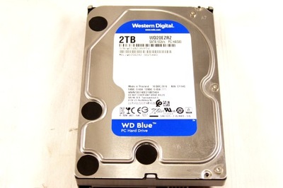 DYSK HDD WD Blue 2Tb 2000Gb 3.5" SATA III WD20EZRZ TEST SKLEP GW