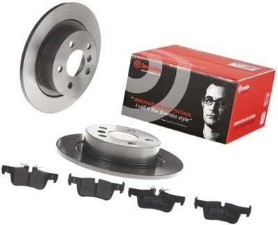 BREMBO TARCZE+KLOCKI PARTE TRASERA MINI F54 F60 280MM  