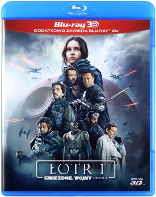 ŁOTR 1 GWIEZDNE WOJNY HISTORIE BLU-RAY 3D