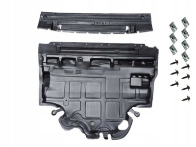 Захист двигуна + радіатора renault trafic opel vivaro a 06-14 + кліпси фото №1