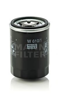 Фільтр оливи mann-filter w 610/1 fiat sedici фото №1