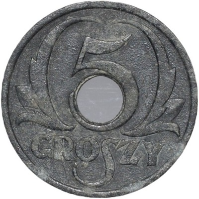 5 gr groszy 1939 Cynk GG