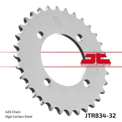 ЗУБЧАТКА NAPĘDZANA JT SPROCKETS ЗАДНЯ JTR834.32