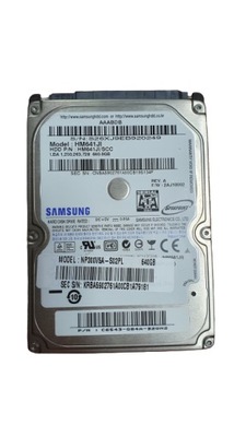 Dysk Samsung HM641JI 640 GB, SATA II, 2.5"