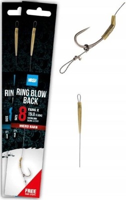 PRZYPON NASH RING BLOW BACK RIG ROZM 6 MICRO BARB