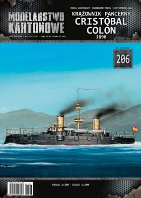 MK206 CRISTOBAL COLON 1898 krążownik pancerny 1/200