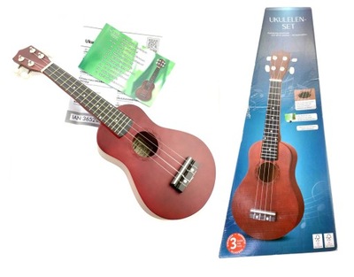 Gitara Ukulele drewno brzoza nylonowe struny 52cm