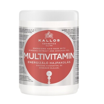 KJMN Multivitamin Energising Hair Mask energetyzująca maska do włosów z eks