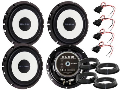 BLOW ALTAVOCES BASOWE SKODA FABIA RAPID SUPERB YETI VW SCIROCCO PARTE DELANTERA PARTE TRASERA  