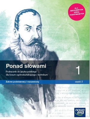 Ponad słowami 1 część 2 język polski podręcznik Nowa Era