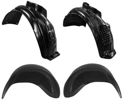 Підкрилок fiat seicento 98-10 перед + задня комплект фото №1