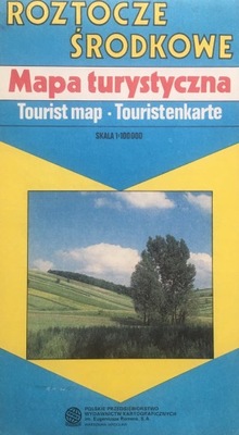Roztocze środkowe mapa turystyczna
