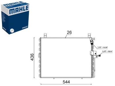 КОНДЕНСАТОР КОНДИЦИОНЕРА MERCEDES 124 C124 124 T-MODEL S124 124 W124 E