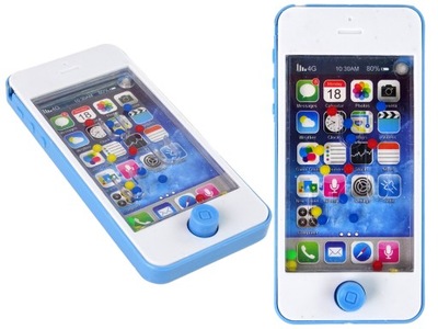 Zabawkowy Telefon Komórkowy Smartfon 5S Niebieski