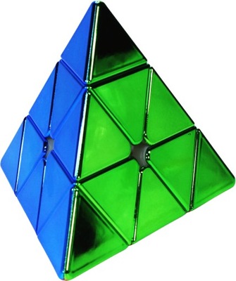 ORYGINALNA KOSTKA SengSo Metallic Pyraminx 3x3x3 + PODSTAWKA