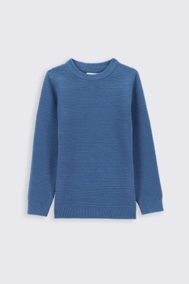Chłopięcy sweter niebieski 110 Coccodrillo