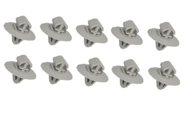 10x клипса накладки боковой renault kangoo master фото №1