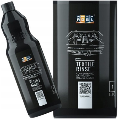 ADBL TEXTILE RINSE 1L PŁYN WYPŁUKUJE ZABRUDZENIA DO ODKURZACZY PIORĄCYCH