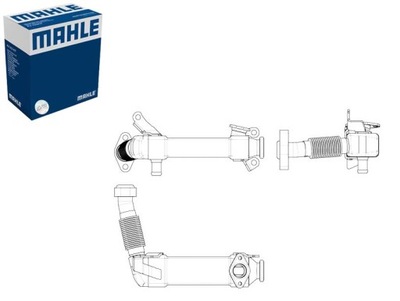 RADUADOR GASES DE ESCAPE BMW 1 E87 3 E46 3 E90 3 E91 3 E92 3 E93 5 E60 5 E61  