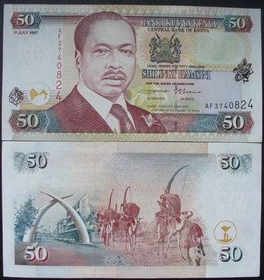 Kenia 1997 50 SHILINGI UNC_P36b______9327