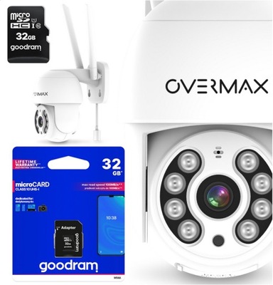 BEZPRZEWODOWA KAMERA ZEWNĘTRZNA OBROTOWA DO MONITORINGU IP WIFI FULL HD 2MP