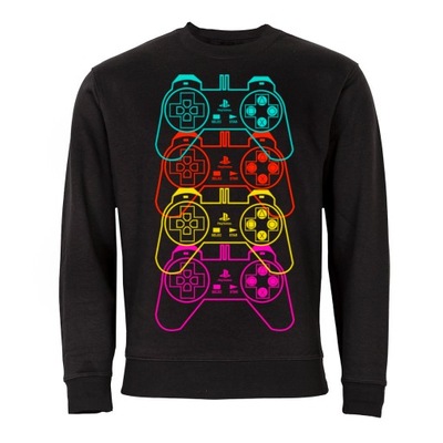 BLUZA DLA GRACZA PLAYSTATION XBOX GAMEPAD PS4