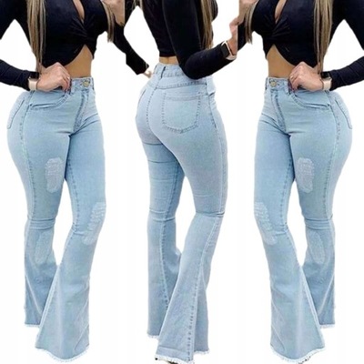 ;fe*(`UH jeansy damskie slim rozmiar XXL