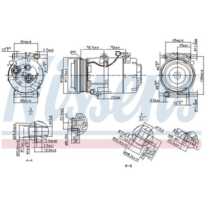 COMPRESOR DE ACONDICIONADOR FORD C-MAX FOCUS II 04-12  