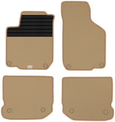 VW NUEVO BEETLE 2003-2010 ALFOMBRILLAS GOMA PARA COCHE EVA  